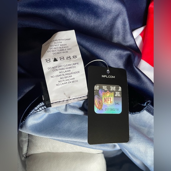 NWT Youth Navy New England Patriots Game Day Costume Size Large - Picture 5 of 10